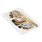 Elegant Photo Save The Date Magnet Invitation Magneet (Rechterzijde)