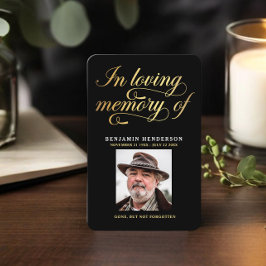 Elegant Photo Sympathie Funeral Prayer Cards Visitekaartje