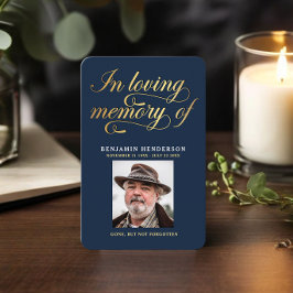 Elegant Photo Sympathie Funeral Prayer Cards Visitekaartje