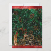 Elegant Photo Trendy Handgeschreven script kerst Feestdagenkaart (Achterkant)