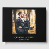 Elegant Photo Wedding Gastenboek (Voorkant)