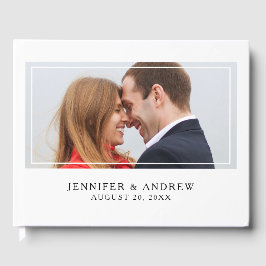 Elegant Photo Wedding Guest Book Gastenboek