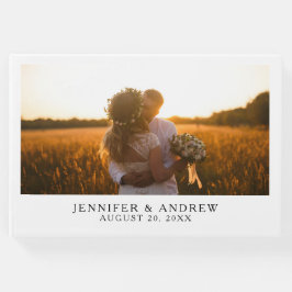 Elegant Photo Wedding Guest Book Gastenboek