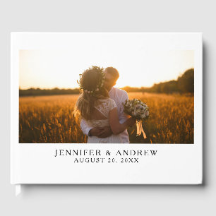 Elegant Photo Wedding Guest Book Gastenboek