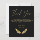 Elegant Photo Wedding Hartelijk dank (Achterkant)