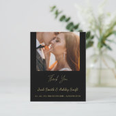 Elegant Photo Wedding Hartelijk dank (Staand voorkant)