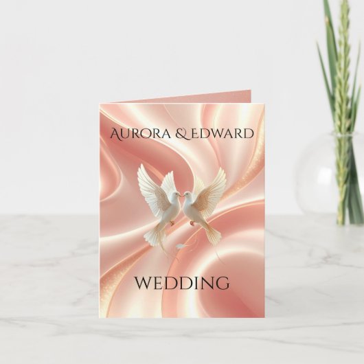 Elegant Photo Wedding Invitation Card – Modern (Voorkant)