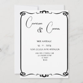 Elegant Photo Wedding Save The Date