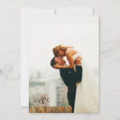 Elegant Photo Wedding Save The Date (Voorkant)