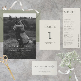 Elegant Photo Wedding Save the Date