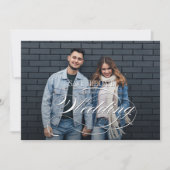 Elegant Photo Wedding Save The Date (Voorkant)