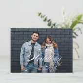 Elegant Photo Wedding Save The Date (Staand voorkant)