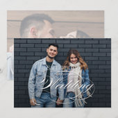 Elegant Photo Wedding Save The Date (Voorkant / Achterkant)