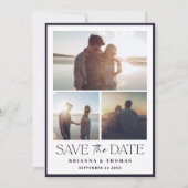 Elegant Photo Wedding Save The Date (Voorkant)