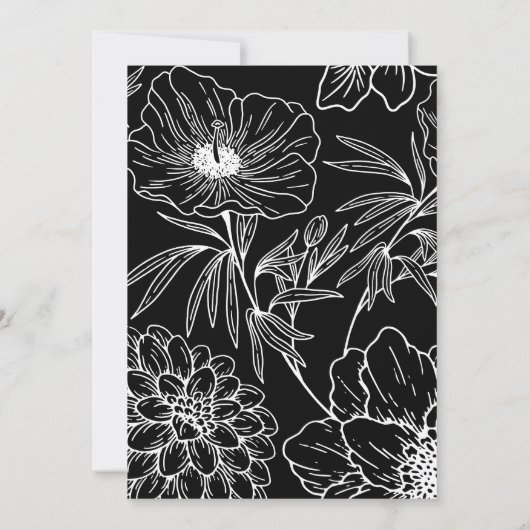 Elegant Photo Wedding Save the Date Kaart (Achterkant)