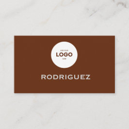 Elegant Photography Workshop Brown Business Card Visitekaartje