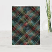 Elegant Piano Gold Brown Stripes Christmas Kaart (Achterkant)