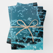Elegant Piano Keys Music Instrument Theme Inpakpapier Vel (In situ)