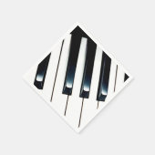 Elegant Piano Keys Paper Servet (Hoek)