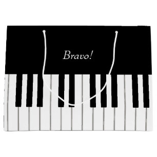 Elegant Piano-toetsenbord - Aangepaste naam en ber Groot Cadeauzakje