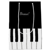 Elegant Piano-toetsenbord - Aangepaste naam en ber Medium Cadeauzakje (Achterkant)