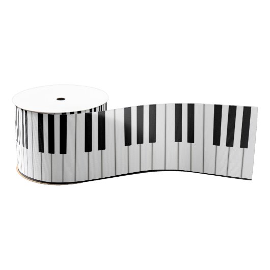 Elegant Piano-toetsenbord Musical Occasion Grosgrain Lint (Spoel)