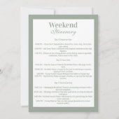 Elegant Pickleball Club Bachelorette Party Kaart (Achterkant)