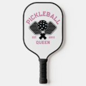 Elegant Pickleball Monogram Ontwerp Paddle (Voorkant)