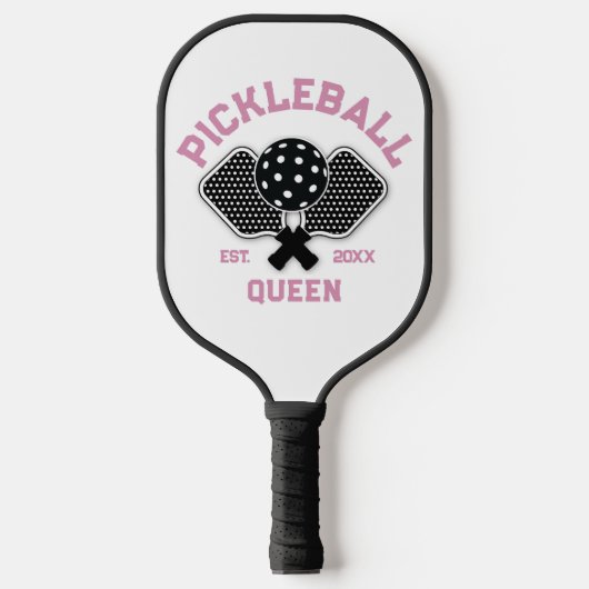 Elegant Pickleball Monogram Ontwerp Paddle (Voorkant)