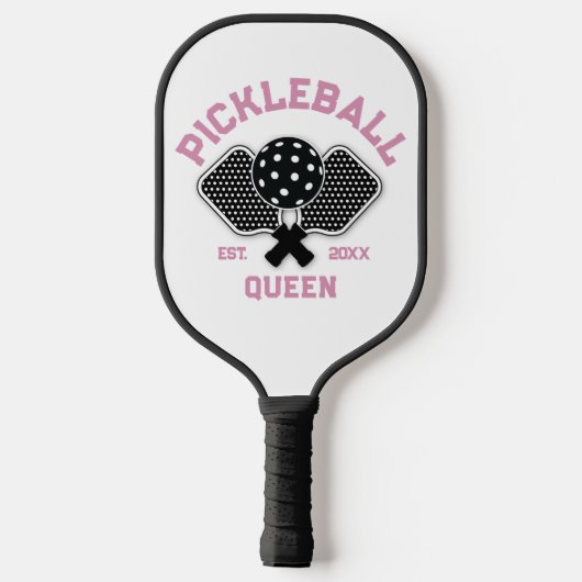 Elegant Pickleball Monogram Ontwerp Pickleball Paddle (Achterkant)
