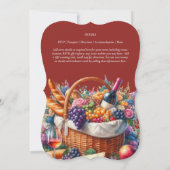 Elegant Picknickfeest Verjaardag Pensioen ELKE Geb Kaart (Achterkant)