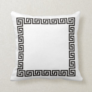 Elegant Pillow met Griekse sleutel Kussen