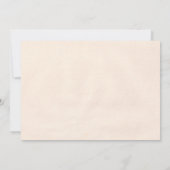 Elegant Pine Cones Bridal Shower Invitations Kaart (Achterkant)