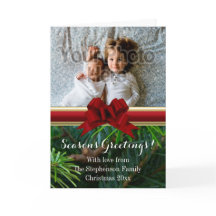 Elegant Pine Gold Red Bow kerst