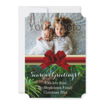 Elegant Pine Gold Red Bow kerst