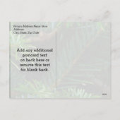 Elegant Pine Gold Red Bow kerst Feestdagenkaart (Achterkant)