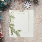  Elegant Pine Greenery Green Deco Kerst Notitieblok