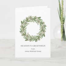 Elegant Pine WreatSimple Corporate Kerstmis