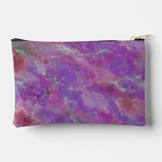 Elegant Pink And Purple Marble Pattern Etui (Achterkant)