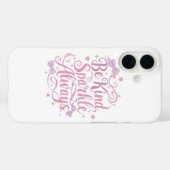 Elegant Pink and Purple Sparkle Script Case-Mate iPhone Case (Achterkant (horizontaal))