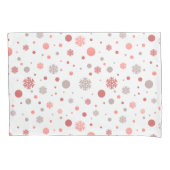 Elegant pink and white merry Christmas Kussensloop (Voorkant)