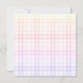 ELEGANT PINK BACHELORETTE tartan new diamants Kaart (Achterkant)