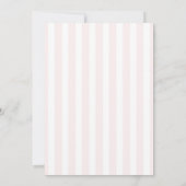 Elegant Pink Ballerina Ballet Birthday Party Bedankkaart (Achterkant)