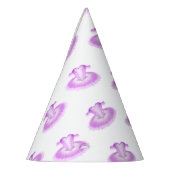 Elegant Pink Ballet Birthday Tutu Waterverf Feesthoedjes (Links)