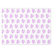 Elegant Pink Ballet Birthday Tutu Waterverf Tafelkleed (Voorkant (Horizontaal))