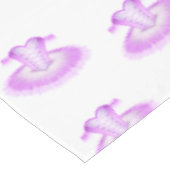 Elegant Pink Ballet Birthday Tutu Waterverf Tafelkleed (Gekanteld)