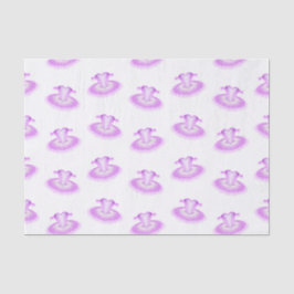 Elegant Pink Ballet Birthday Tutu Waterverf Tissuepapier