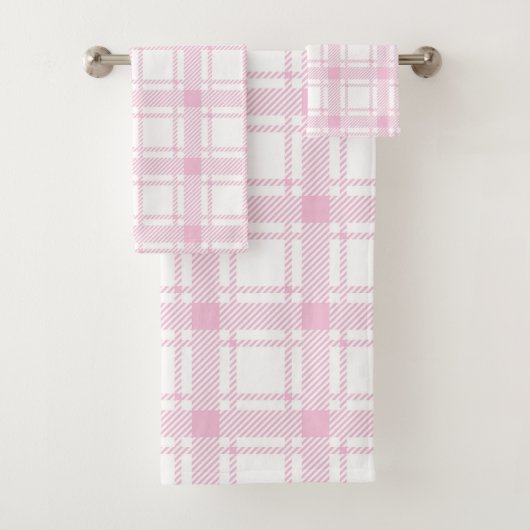 Elegant Pink Bath Towels Soft and Refined Look Bad Handdoek (Insitu)