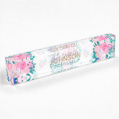 Elegant Pink Bloom Floral Pattern Naambordje