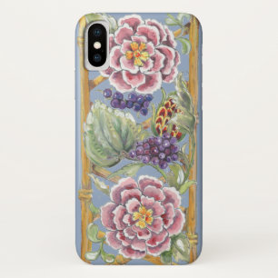 Elegant Pink, Blue Waterverf Floral Chinoiserie Case-Mate iPhone Case